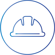 Job site safety icon
